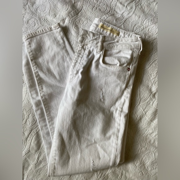 Pilcro and the Letterpress Denim - Anthropologie Pilcro and the Letterpress, White Skinny Jeans, Size 29